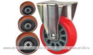 Колесо неповоротное Lema FC1-TPU-100-210-6I