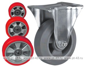 Колесо неповоротное Lema FH1-TPU-125-400-6A