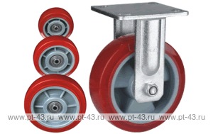 Колесо неповоротное Lema GC1-TPU-200-400-6H
